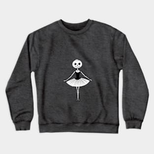 Funny Ballerina Skeleton Crewneck Sweatshirt